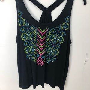 Bohemian style hipster top